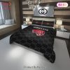 Gucci Red Wolf Fashion Logo Luxury Brand Bedding Set Home Decor