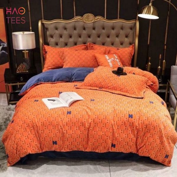 HOT Hermes Paris Luxury Brand Bedding Sets And Bedroom Sets