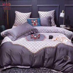 HOT Louis Vuitton French Limited Edition Gray Bedding Sets