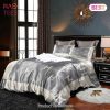 Hermes Grey Premium Luxury Brand Bedding Set Duvet Cover Home Decor Special Gift