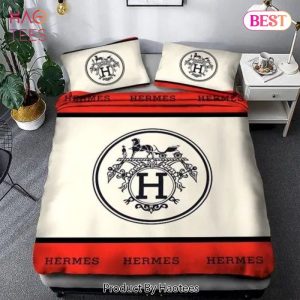 Hermes New Luxury Brand Premium Bedding Set Bedspread Duvet Cover Set Home Decor