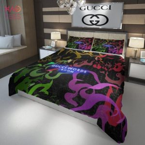 Italian Luxury Brand Words Inspired 3D Customized Bedding Sets