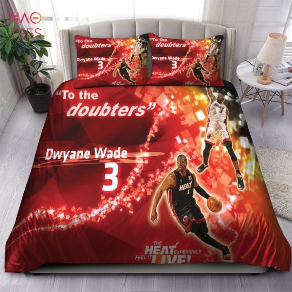 Legend Dwyane Wade Eastern Conference Finals Miami Heat NBA 31 Bedding Sets