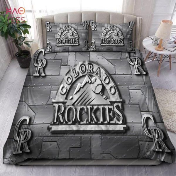 Logo Colorado Rockies MLB Bedding Sets