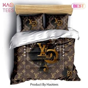 Louis Vuitton Card Luxury Brand Bedding Set Duvet Cover Bedspread Home Decor