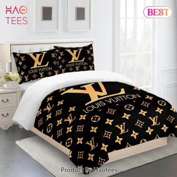 Louis Vuitton Fashion Logo Limited Luxury Brand Bedding Set Home Decor 28