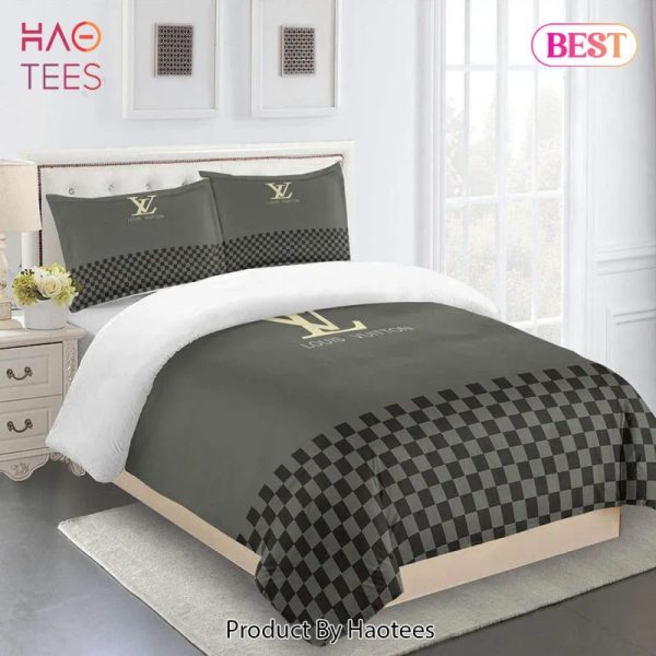 Louis Vuitton Fashion Logo Limited Luxury Brand Bedding Set Home Decor 29