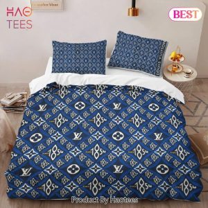 Louis Vuitton Fashion Logo Premium Luxury Brand High-End Bedding Set LV Home Decor