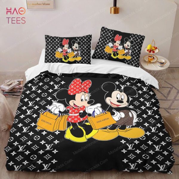 Louis Vuitton Mickey Mouse Bedding Sets