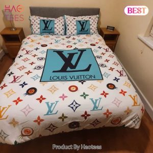 Louis Vuitton Paris New Logo Hot Luxury Brand Bedding Set Bedspread Duvet Cover Set Home Decor