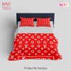 Louis Vuitton Supreme Logo Fashion Luxury Brand Bedding Set Home Decor