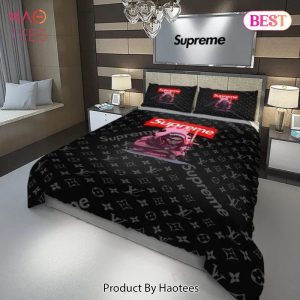 Louis Vuitton Supreme Star Wars Darth Vader Luxury Brand Bedding Set Duvet Cover Bedspread Home Decor