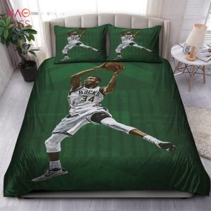 NEW Giannis Antetokounmpo Milwaukee Bucks NBA Bedding Sets