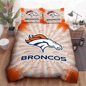 NFL Denver Broncos Bedding Set Duvet Cover Set Bedroom Set NFL Bedding Set