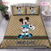 Newcastle United Gucci Mickey Bedding Set Duvet Cover Bedroom Sets Luxury Brand Bedding New Fashion