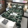 Nike Green Army Fashion Luxury Brand Premium Bedding Set Home Decor