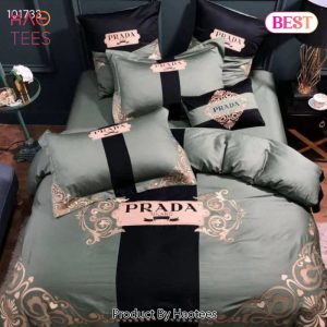 Prada Luxury Brand High End Premium Bedding Set Home Decor