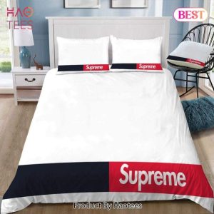 Supreme White Luxury Brand Premium Bedding Set Home Decor