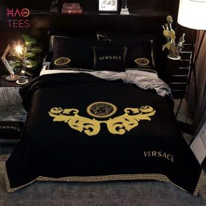 TRENDDING  Versace Black Luxury Color Bedding Sets Limited Edition