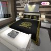 Versace Black Golden Fashion Luxury Brand Premium Bedding Set Home Decor