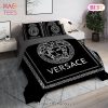 Versace Black Luxury Brand High End Premium Bedding Set Home Decor