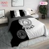 Versace Black White Luxury Brand High End Premium Bedding Set Home Decor