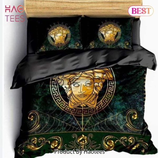 Versace Medusa Luxury Brand High-End Bedding Set Home Decor