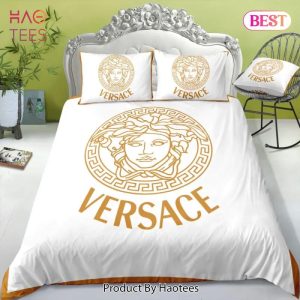 Versace White Hot New Luxury Brand Bedding Set Bedspread Duvet Cover Set Home Decor