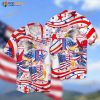 4th Of July Independence Day Eagle American Flag Usa 3D Funny Hawaiian Shirt