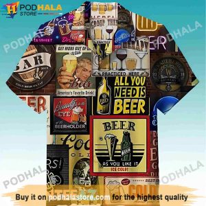 All You Need Is Beer Hawaiian Shirt