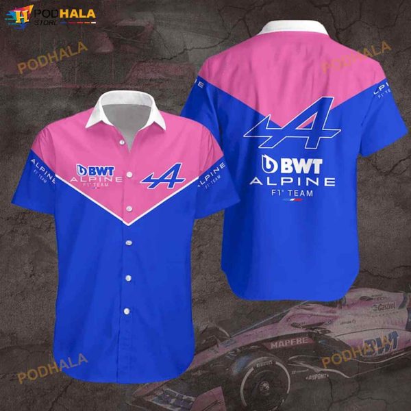 Alpine F1 Racing Team 3D Funny Hawaiian Shirt