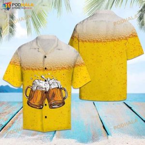 Amazing Beer Aloha 3D Funny Hawaiian Shirt