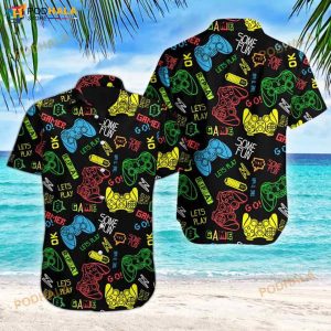 Amazing Gamer 3D Funny Hawaiian Shirt