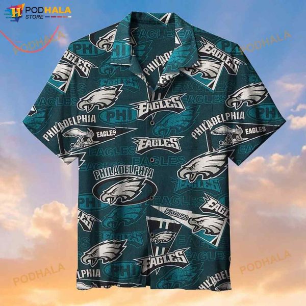 Amazing Philadelphia Eagles 3D Funny Hawaiian Shirt