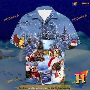 American Bulldog Holiday Spirit Hawaiian Shirt