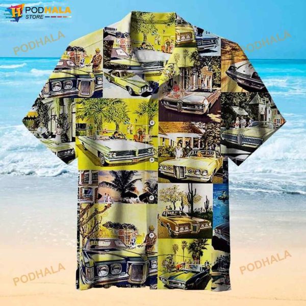 American Car History 1900-1999 3D Funny Hawaiian Shirts