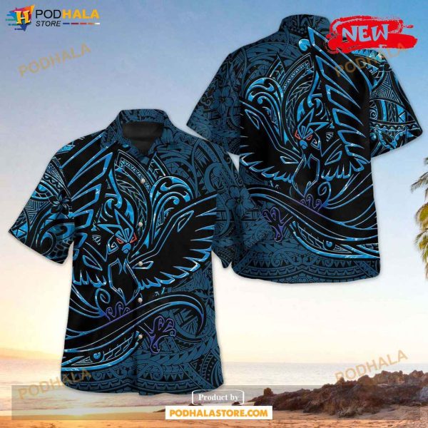 Articuno Polynesian Design Hawaiian Shirt