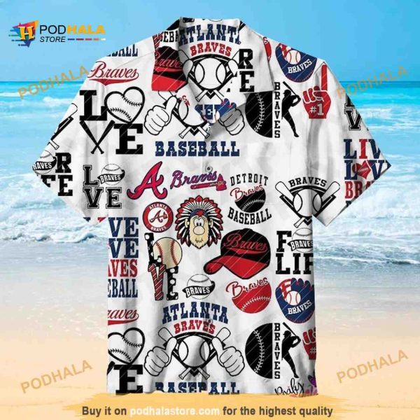 Atlanta Braves MLB Hawaiian Shirt 3D