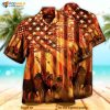 Awesome Horse American Born To Ride Hawaiian Shirt