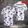 Baltimore Ravens NFL Team Tropical Coconut Hot Summer Button Hawaiian Shirt