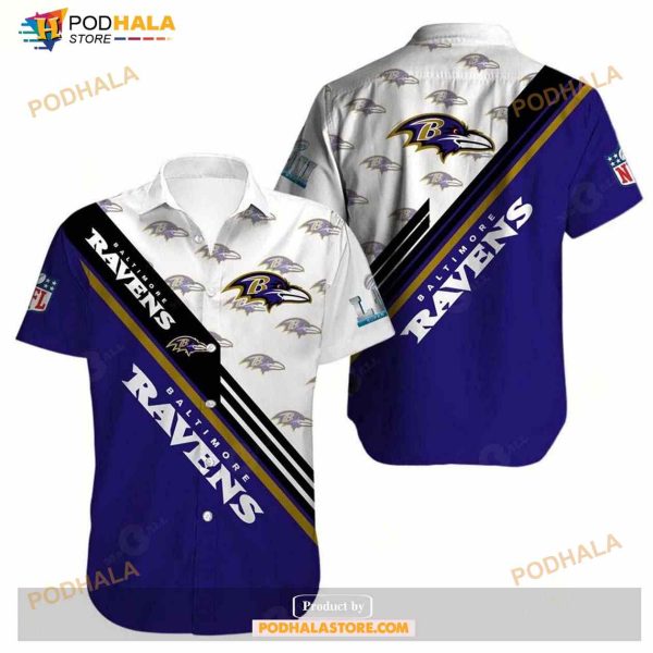 Baltimore Ravens Trending Model 8 Hawaiian Shirt