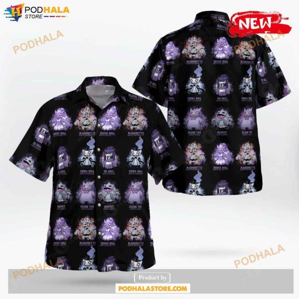 Banette Combination Design Hawaiian Shirt