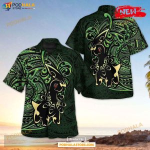 Bayleaf Polynesian Design Hawaiian Shirt