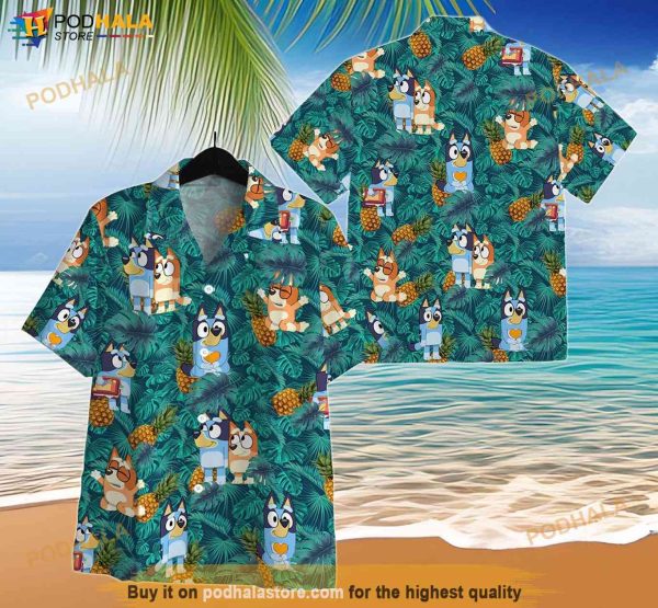 Bluey Daddy Hawaiian Shirt