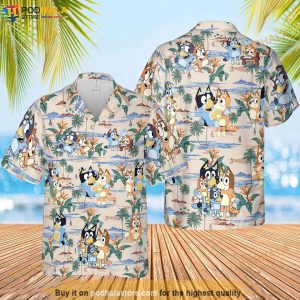 Bluey Friends Hawaiian Shirt