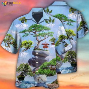 Bonsai Tree Style 3D Funny Hawaiian Shirt