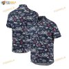 Boston Red Sox Navy Kekai Performance 3D Funny Hawaiian Shirt