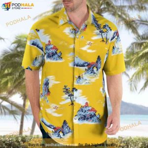 Brad Pitt Summer Short Sleeve Hawaiian Shirt 3D Beach