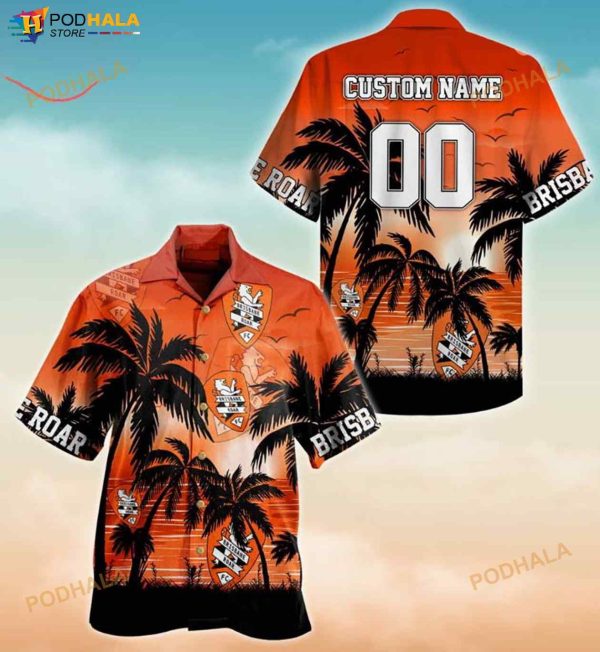 Brisbane Roar Fc Customized 3D Funny Hawaiian Shirt