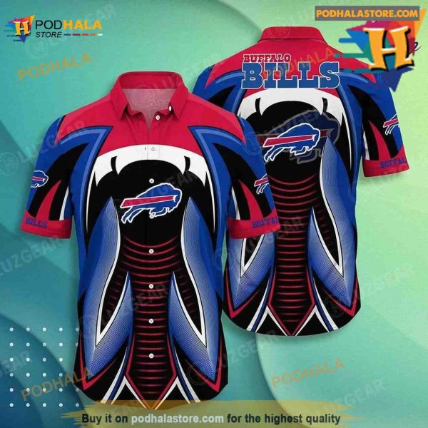 Buffalo Bills NFL Hawaiian Shirt Summer Short Sleeve Button Down Shirt